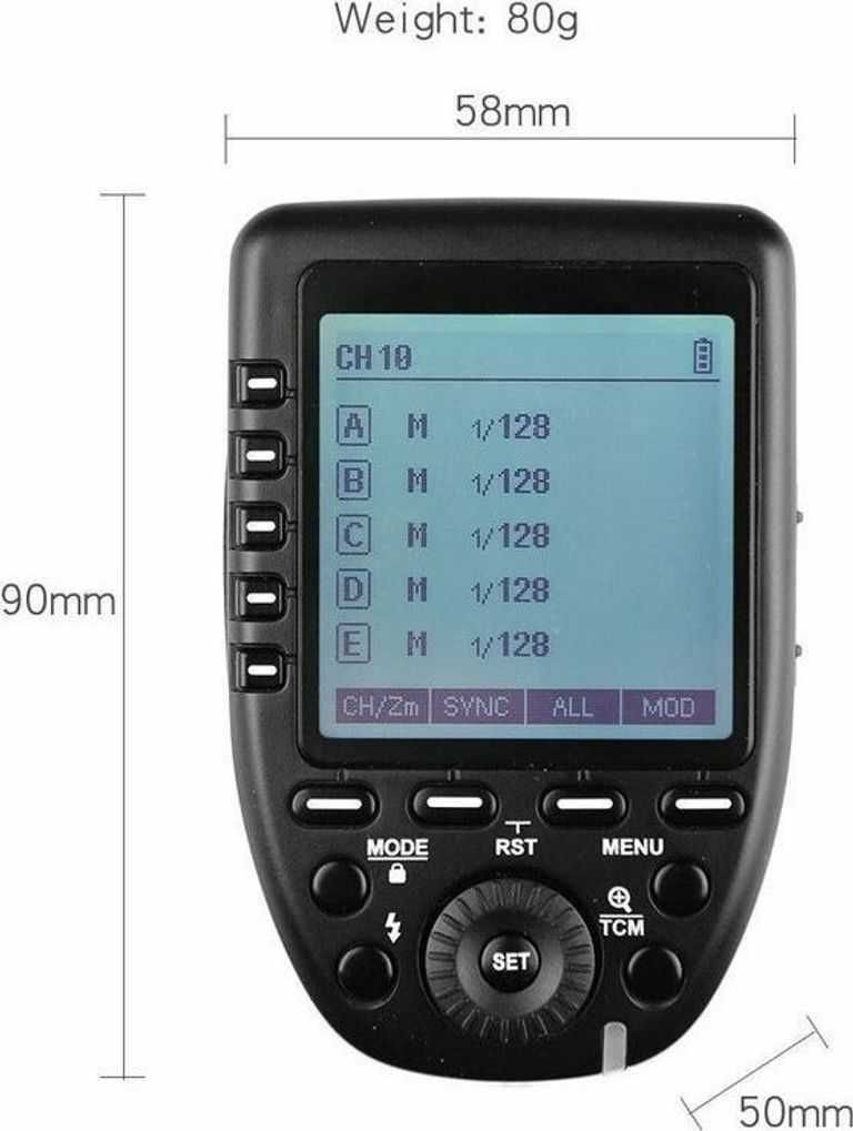 Радіосинхронізатор Godox XPro-C TTL для Canon. Код:null. Зображення 12