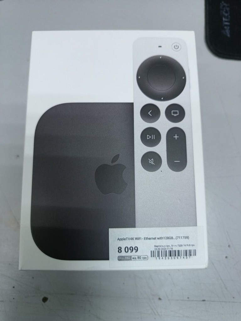 Объявление Apple TV 4K 2022 Wi-Fi + Ethernet 128 GB (MN893) Б/У