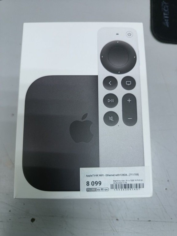 Купити Стаціонарний медіаплеєр Apple TV 4K 2022 Wi-Fi + Ethernet