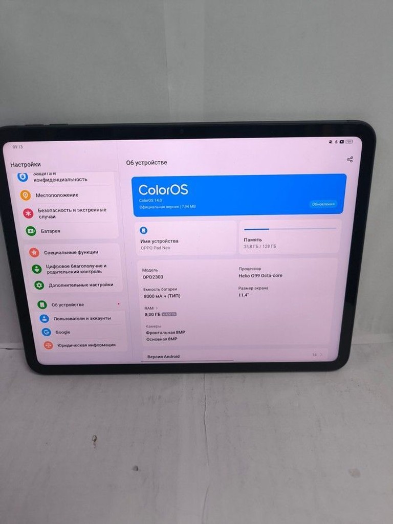 Купити Oppo pad neo 8/128gb lte Б/У