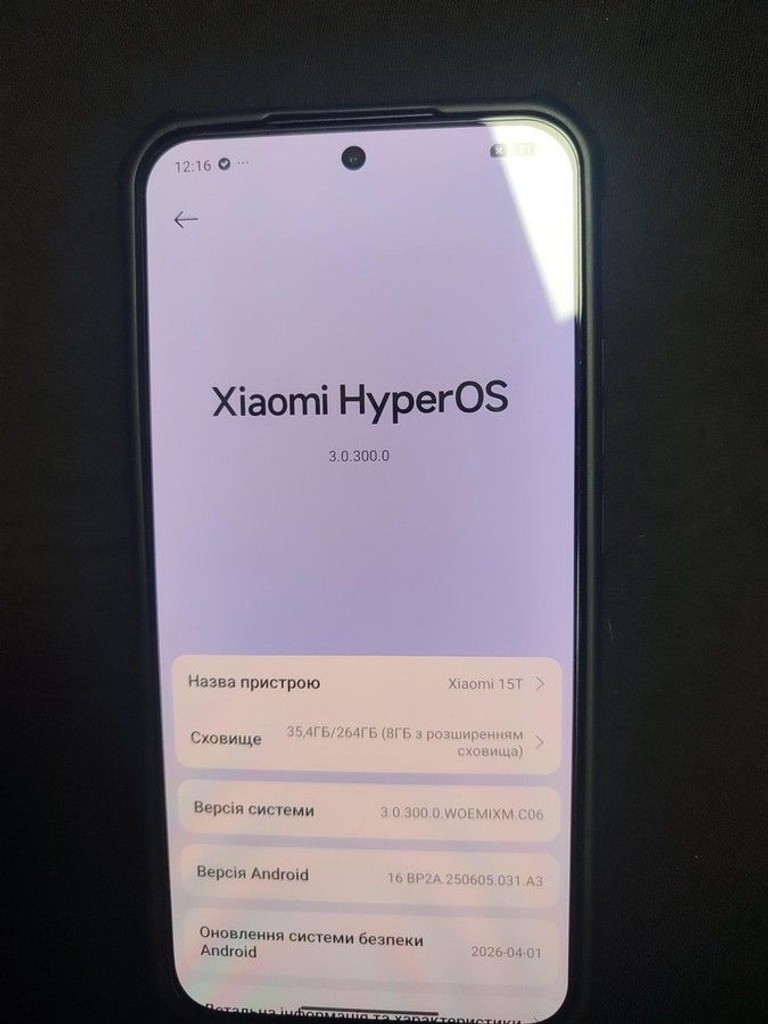 Дешиво Xiaomi 15T 12/256GB Black с ломбарда
