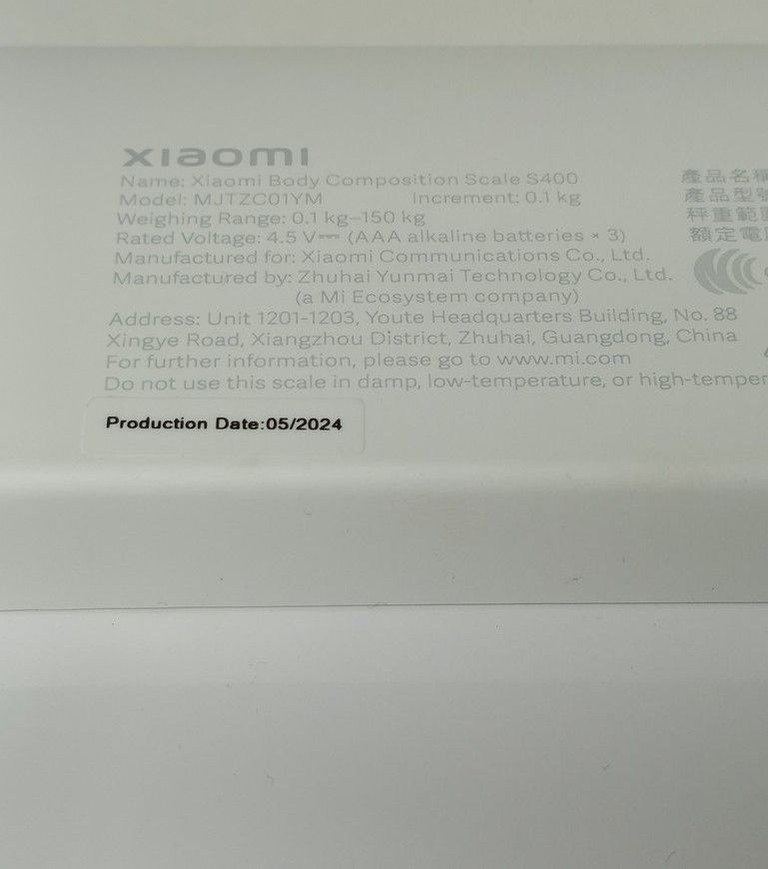 Оголошення Xiaomi mi body composition scale s400 Б/У