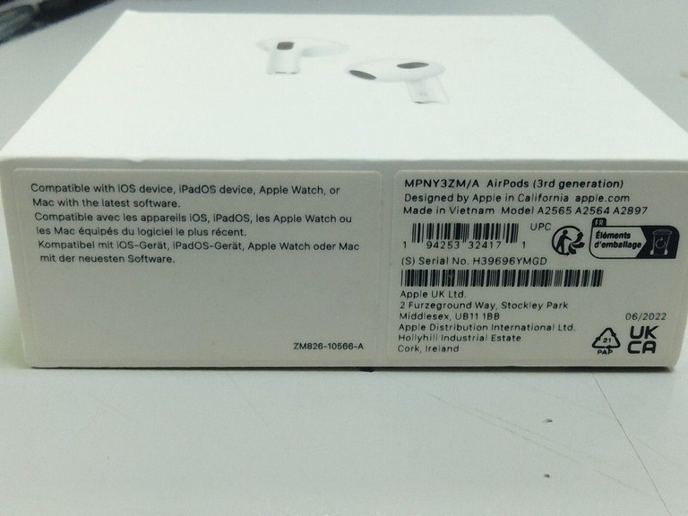Объявление Apple airpods 3rd generation Б/У