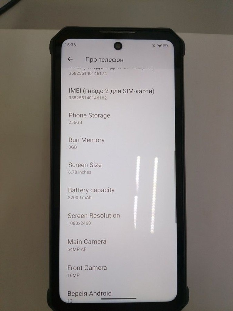 Oukitel WP19 Pro 8/256GB black Код:01-201079966. Изображение 5