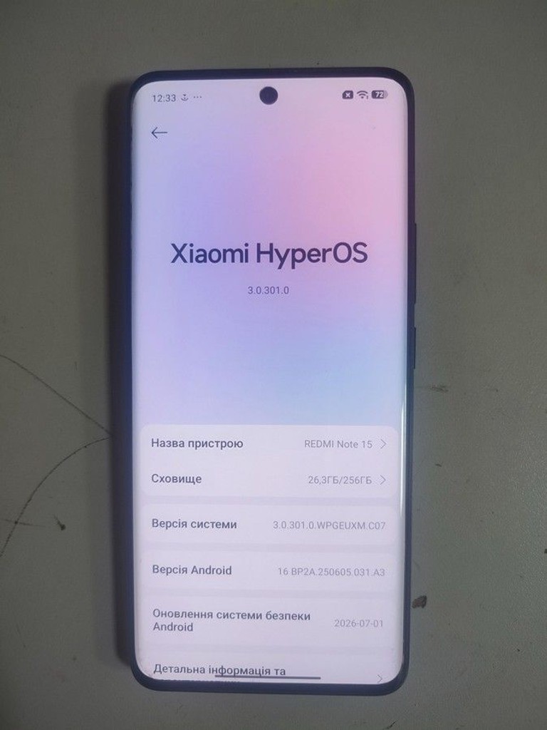 Купить Xiaomi Redmi Note 15 4G 8/256GB Black Б/У