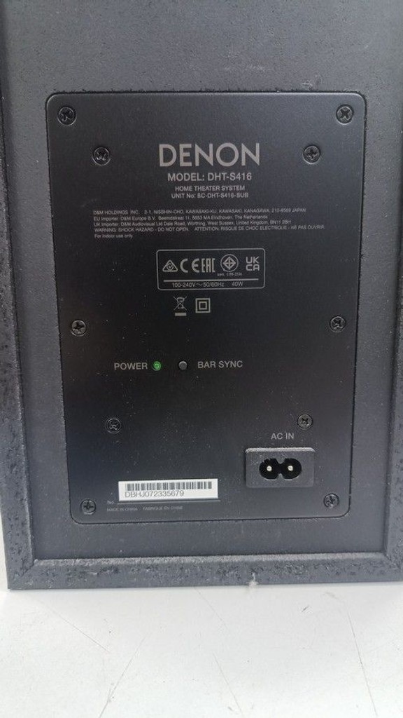 Дешево Denon DHT-S416 black з ломбарду