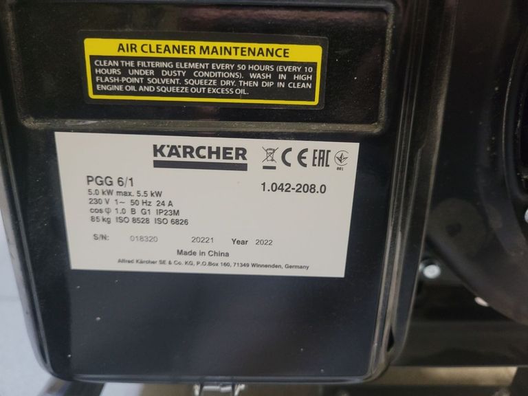 Karcher pgg 6/1 Код:01-200522078. Зображення 7