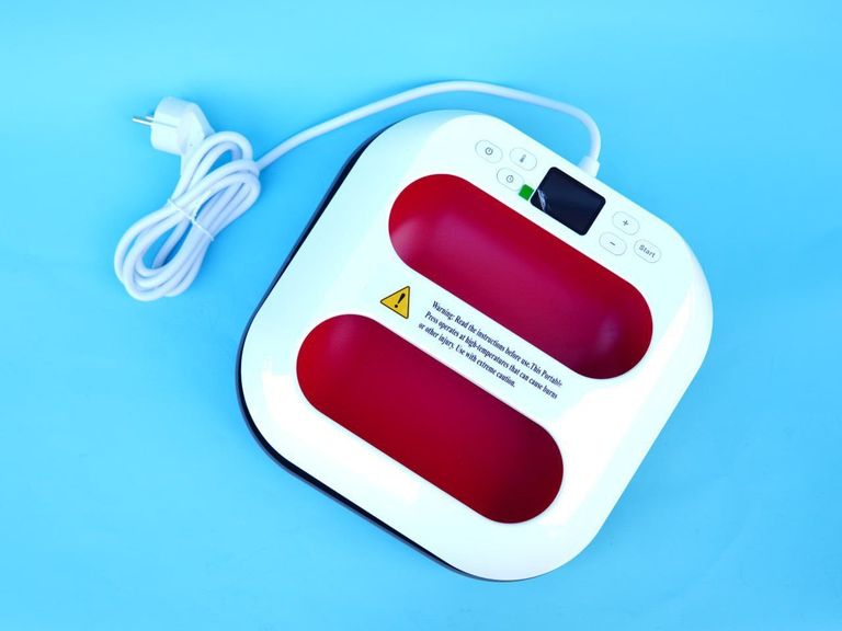 Дешево Акція! Портативний термопрес для футболки, взуття, сумки, шапки, міні-термопрес 15x15 дюймів, інтелектуальний контроль температу з ломбарду