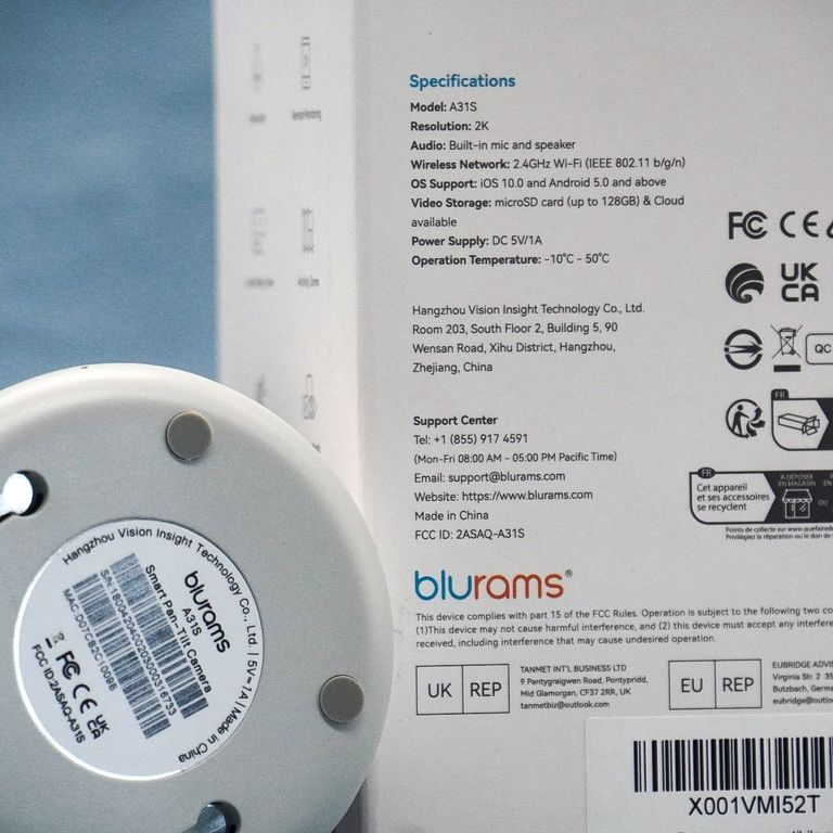 Blurams PTZ 3MP – A31S. 2K - 360° Код:null. Зображення 7