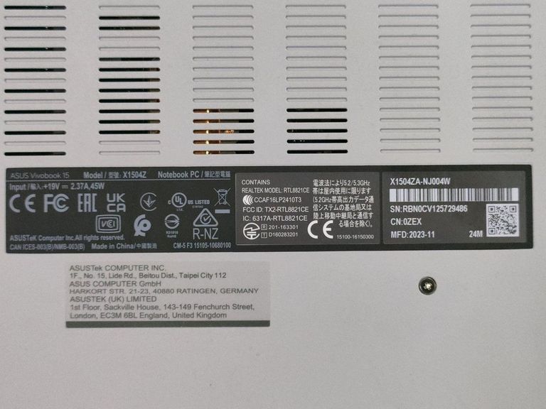 Дешиво Asus 15/core i3-1215u ddr5/8gb ddr5/hdd *відсутній/ssd 512 gb/*інтегрована с ломбарда