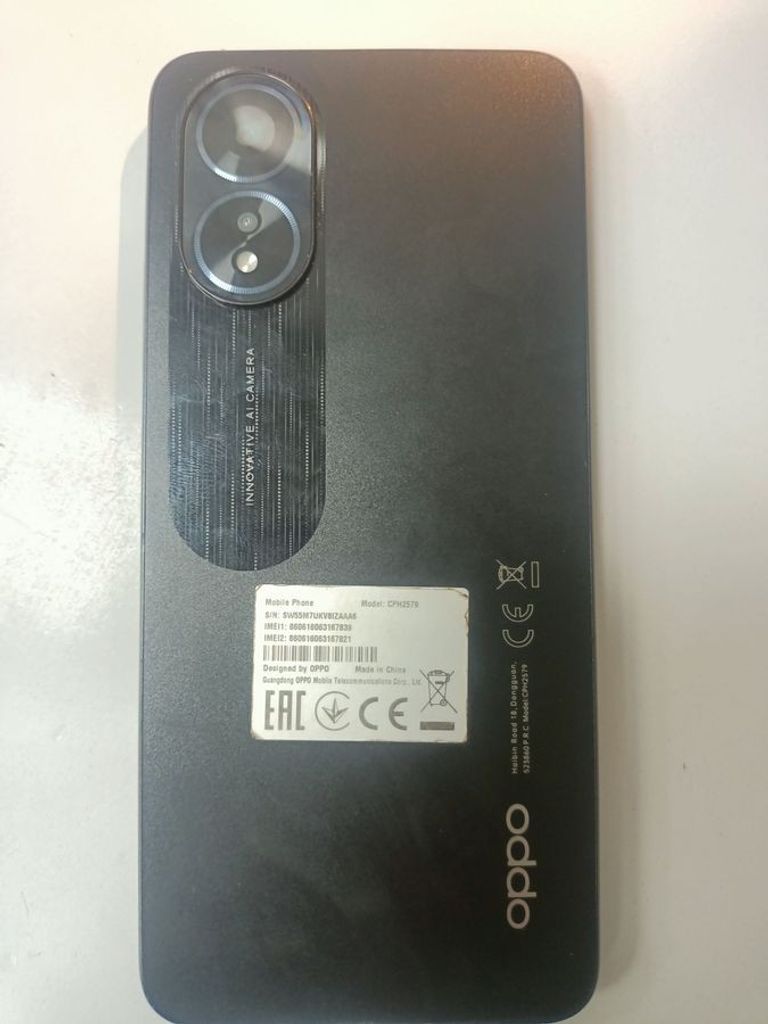 Купить Oppo A38 4/128GB Glowing Black Б/У