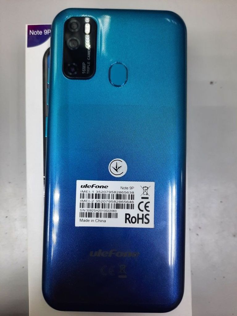 Объявление Ulefone note 9p 4/64gb Б/У