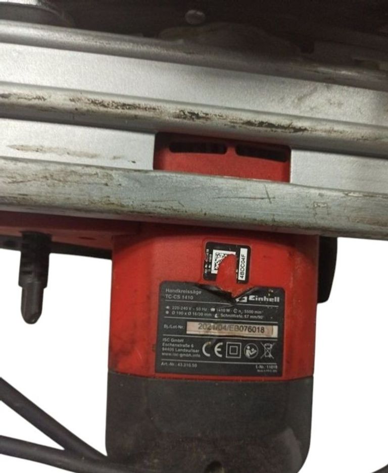 Оголошення Einhell tc-cs 1410 Б/У