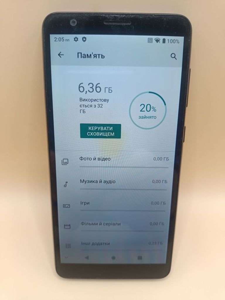 Дешево Zte Blade A31 2/32GB Gray з ломбарду