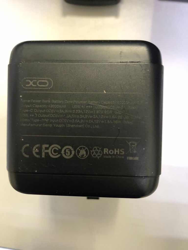 Xo PR160 22.5W 80000mAh Black Код:01-200891115. Зображення 6