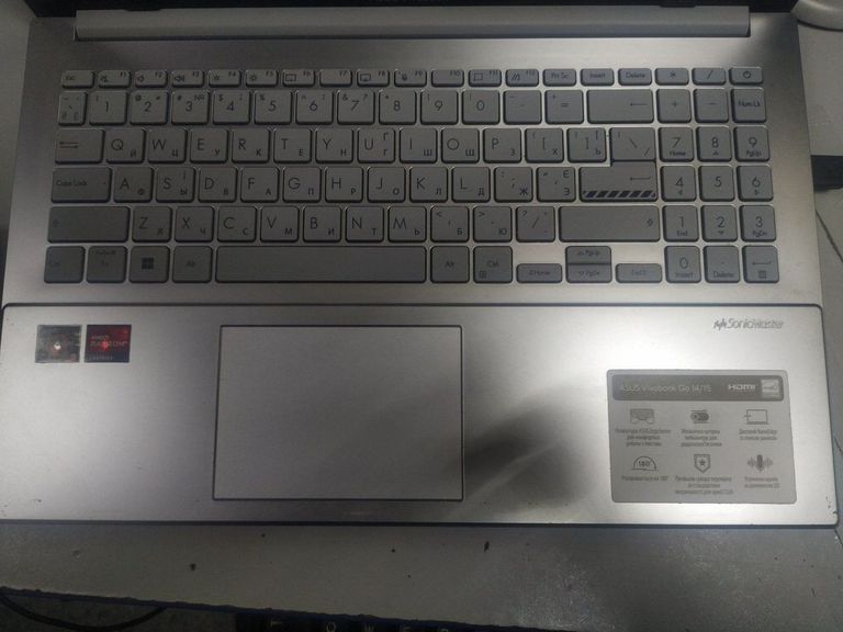 Розпродаж Asus 15/ryzen 3 7320u ddr5/8gb ddr5/hdd *відсутній/ssd 512 gb/*інтегрована, продавець Техноскарб