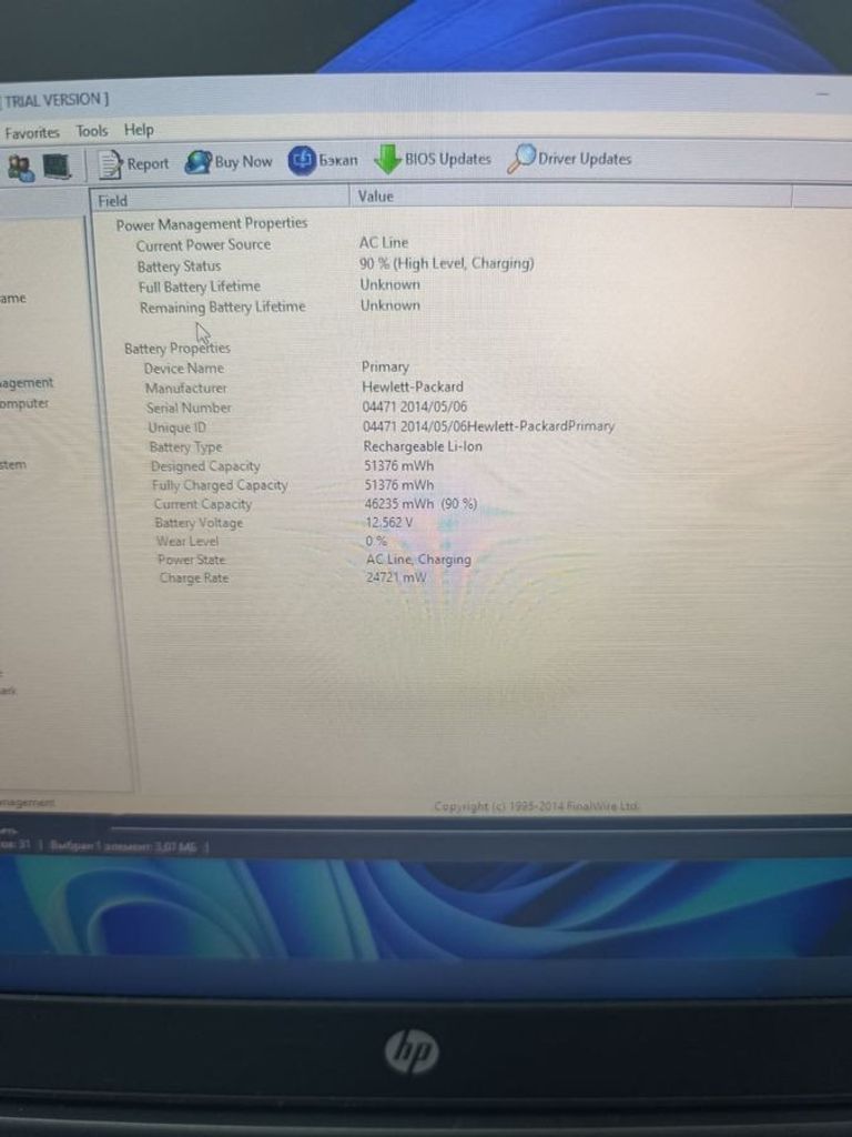Hp 16/core i5 4200m ddr3/8gb ddr3/hdd *відсутній/ssd 128 gb/*інтегрована Код:01-200916842. Зображення 6
