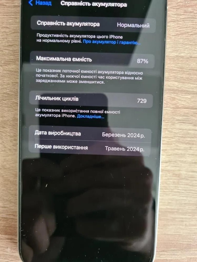 Apple iPhone 15 Pro Max 256GB White Titanium  Код:null. Зображення 6