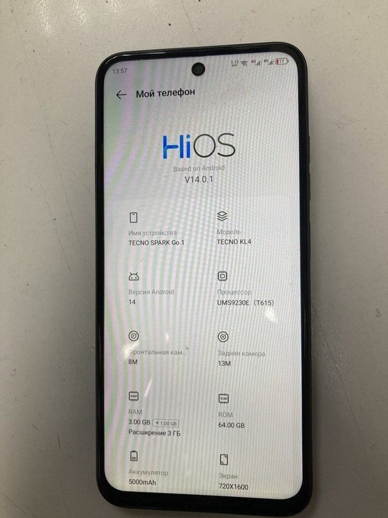 Дешиво Tecno spark go 1 kl4 3/64gb с ломбарда