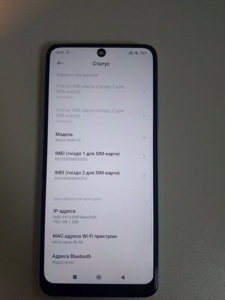 Дешево Xiaomi redmi note 12 8/256gb з ломбарду