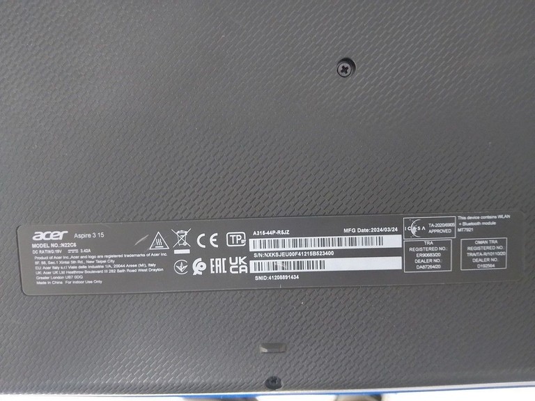 Acer 15/ryzen 5 5500u ddr4/16gb ddr4/hdd *відсутній/ssd 500 gb/*інтегрована Код:01-201035787. Зображення 9