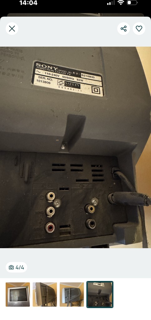 Sony trinitron Код:null. Изображение 4