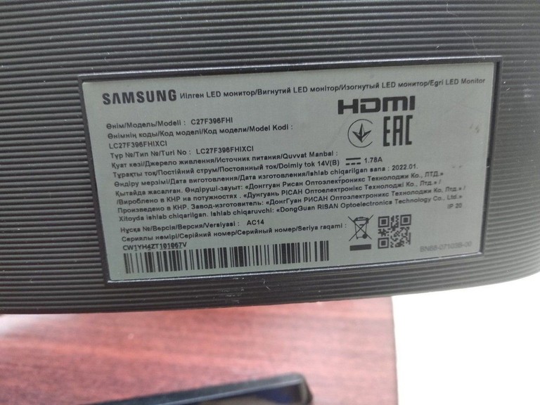 Samsung c27f396f lc27f396fhixci Код:01-201063592. Зображення 5