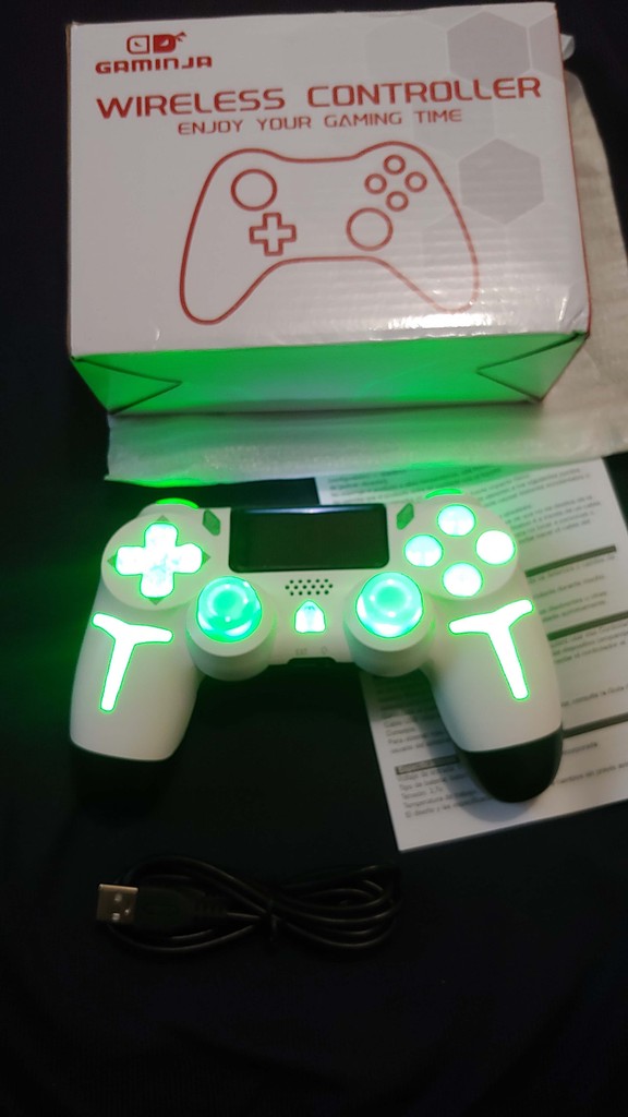 Купити Джойстик Dualshock 4 Ps3 Ps4 ПК Android Gaminja P412 Подсветка геймпад новый Б/У