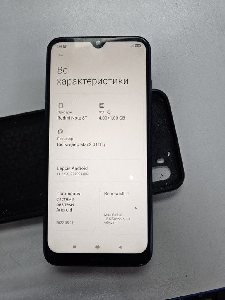 Оголошення Xiaomi Redmi Note 8T 4/64GB Blue Б/У