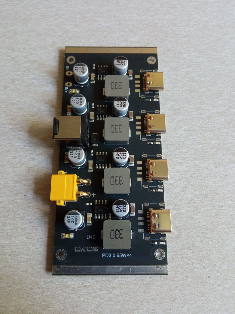 Оголошення pd 65w с 4 type-c dc dc qc powerbank 5, 9, 12v модуль Б/У