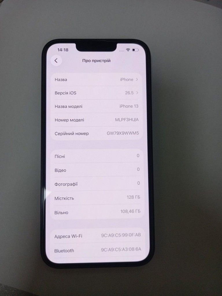 Оголошення Apple iphone 13 128gb Б/У