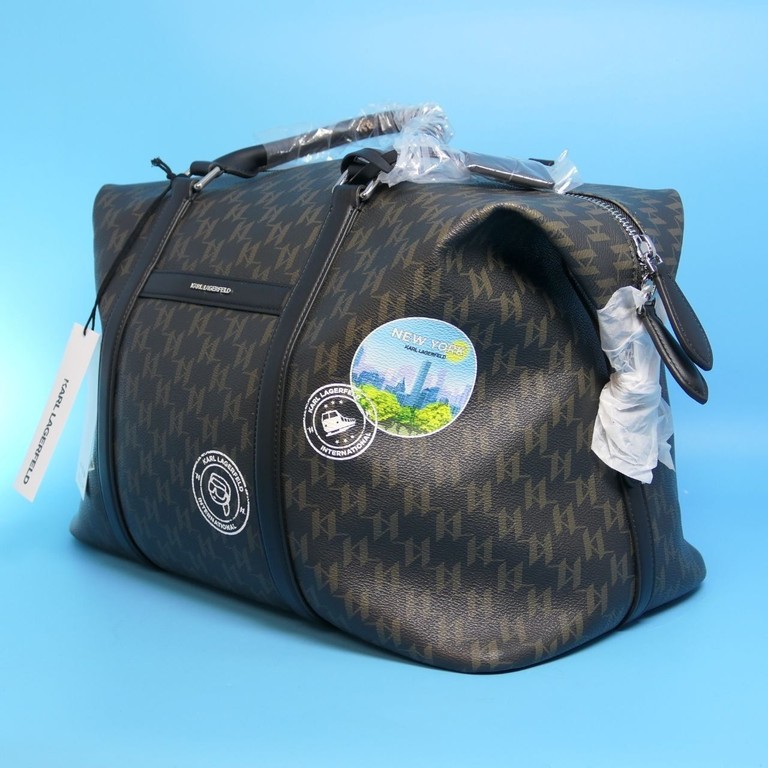 Дешиво Karl Lagerfeld Ikon Monogram Коричнева B1W30252 кросбоді. с ломбарда