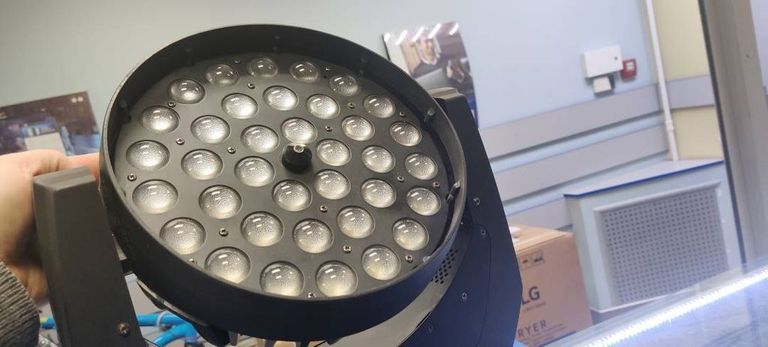 Led pr-c014d 36*18w rgbwa+uv 6 in 1 perfe