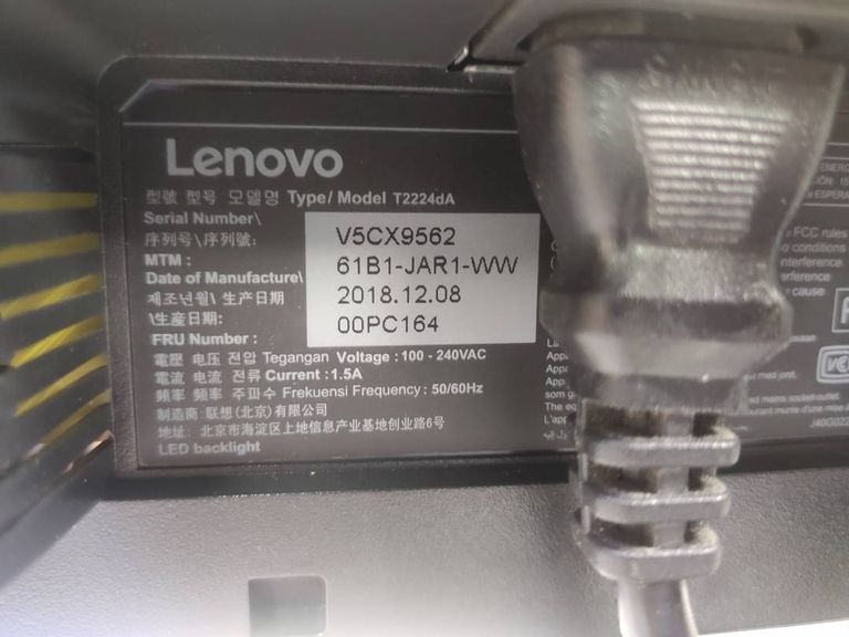 Lenovo t2224d thinkvision