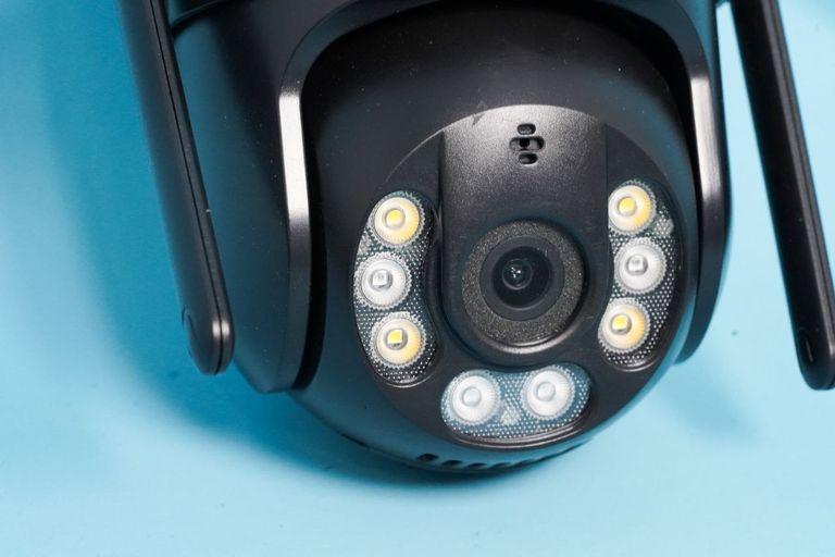 Акція! IP камера відеоспостереження RIAS SC20-L (v380Pro APP) Wi-Fi 2 об'єктива 4MP+4MP вулична з віддаленим доступом Black. Нов Код:null. Изображение 5