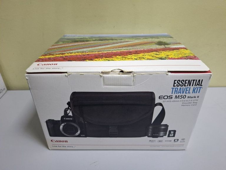 Купити Canon EOS M50 Mark II kit (15-45mm) IS STM Black (4728C043) Б/У