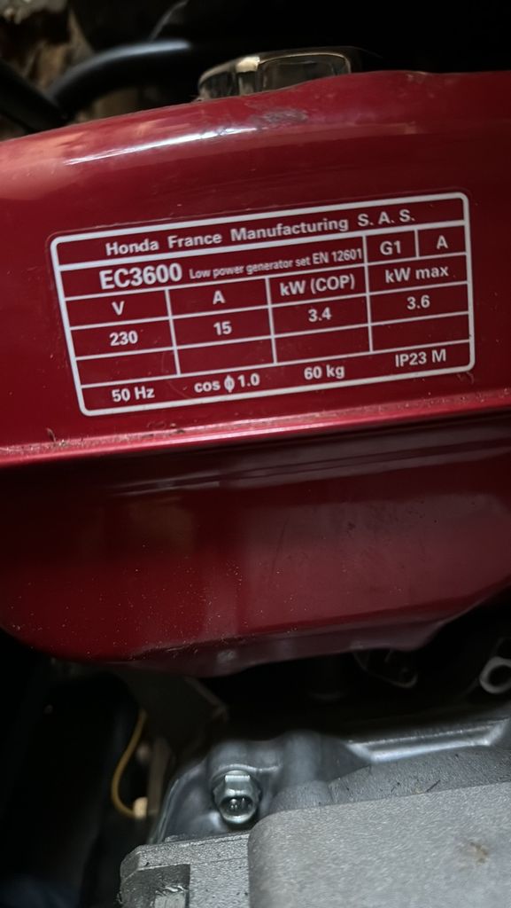 Дешиво Honda EC3600  с ломбарда