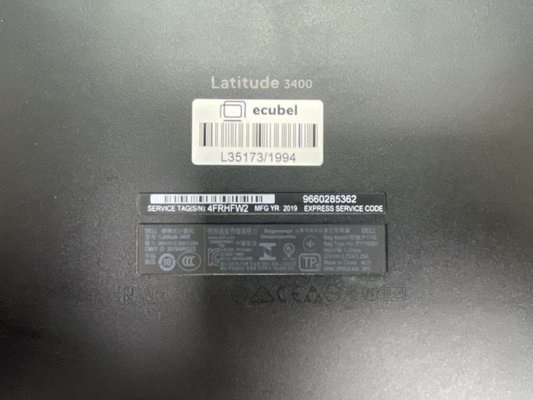 Дешиво Dell 14/core i5 8365u ddr4/4gb ddr4/ssd 128 gb/*інтегрована с ломбарда