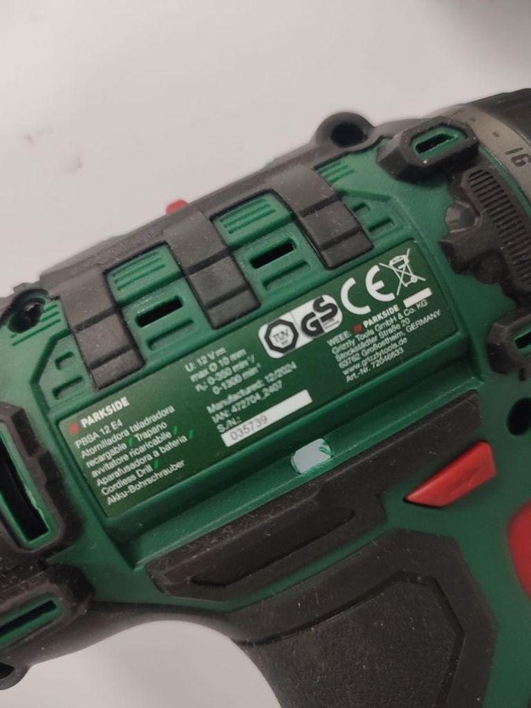 Дешево Parkside pbsa 12 e4 + pwsa 12 c2 + 1 акб + зп з ломбарду