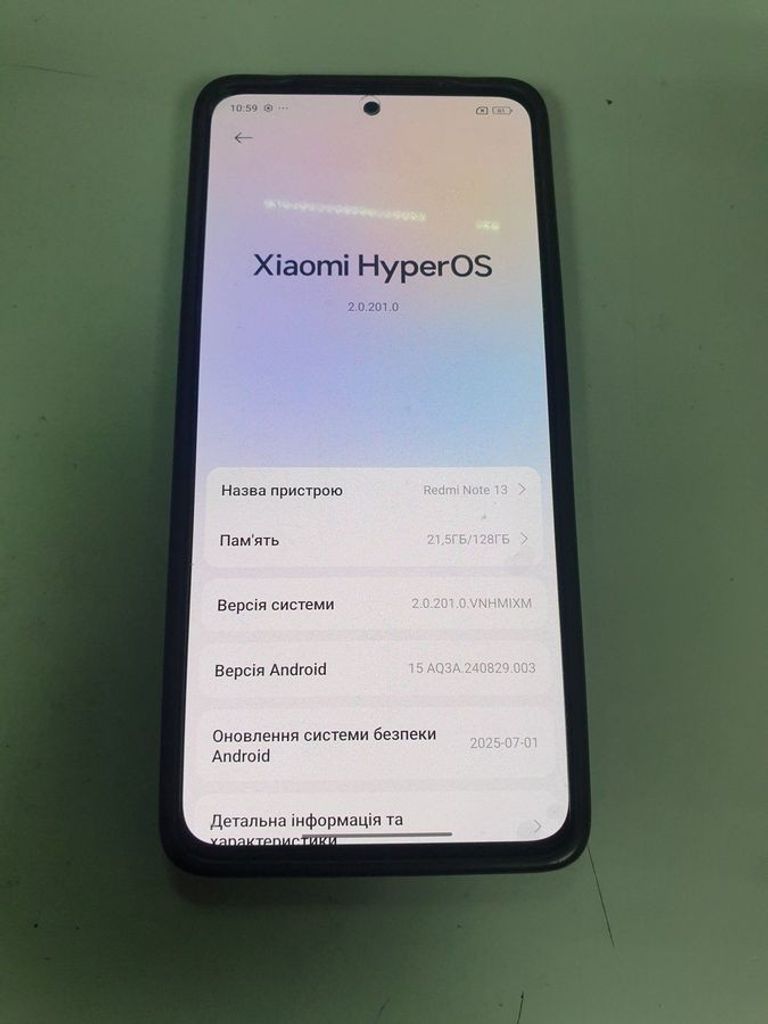 Дешево Xiaomi redmi note 13 4g 6/128gb з ломбарду