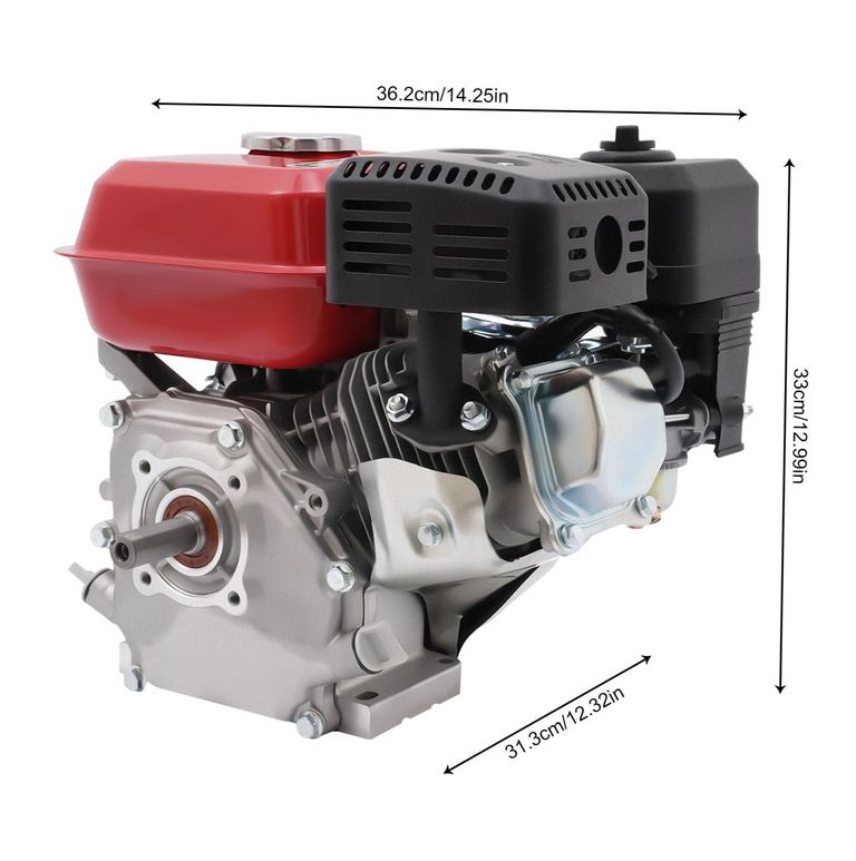 AMTULA 7,5 к.с. 5,1 кВт, 4-тактний двигун, 1 циліндр, об'єм 210 мл, з функцією сигналізації рівня оливи, низьк Код:null. Зображення 11