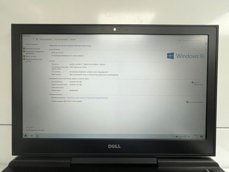 Dell 15/core i7 7700hq ddr3/16gb ddr4/ssd 128 gb/geforce gtx1050ti 4gb Код:01-200795369. Зображення 6
