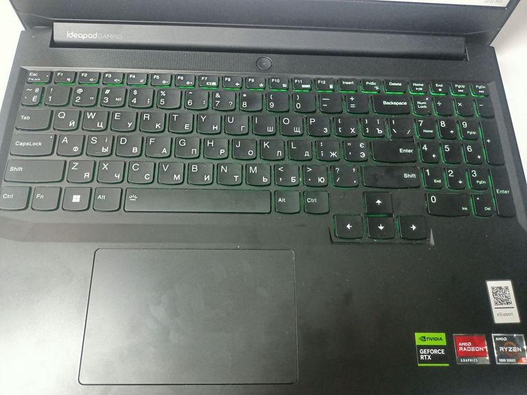 Lenovo 15/ryzen 5 5500h ddr4/16gb ddr4/hdd *відсутній/ssd 512 gb/geforce rtx2050 4gb Код:01-200794925. Зображення 6