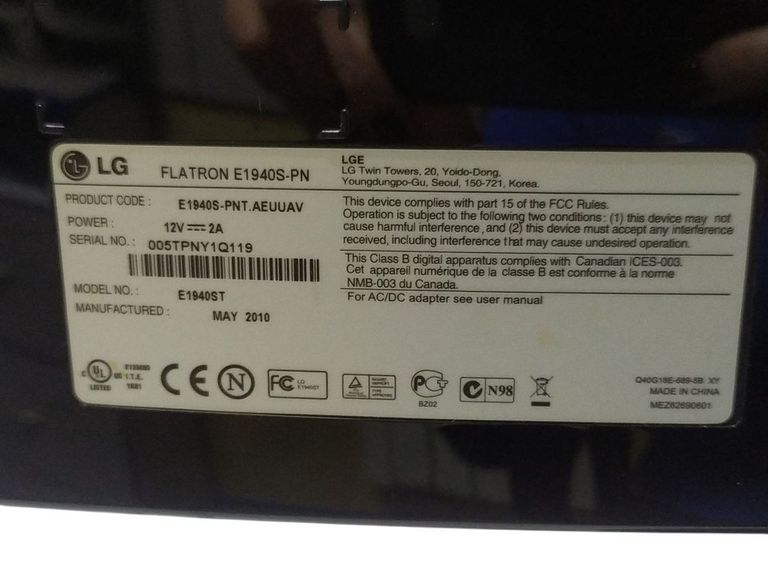 Lg e1940s Код:01-200805294. Зображення 5