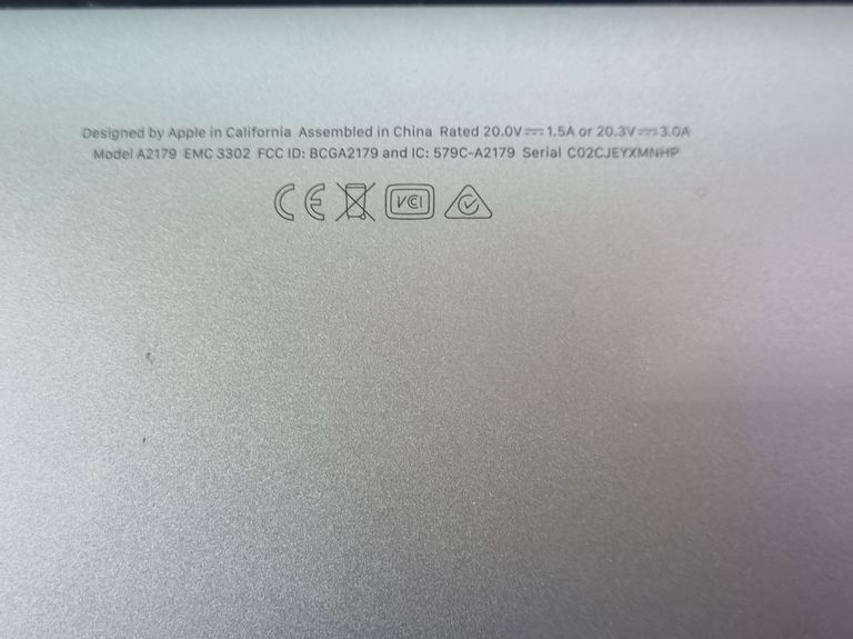 Apple macbook air 13" 2020 a2179 core i3 1,1ghz/ram8gb/ssd256gb/intel iris plus graphics Код:01-200859724. Зображення 8