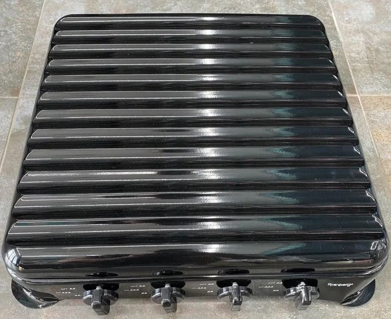 з кришкою Rainberg RB-2227 Чорний, Настільна плита для балонного газу Код:null. Зображення 9