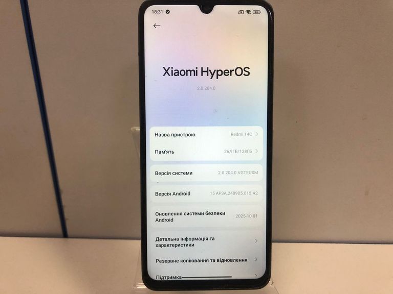 Оголошення Xiaomi redmi 14c 4/128gb Б/У