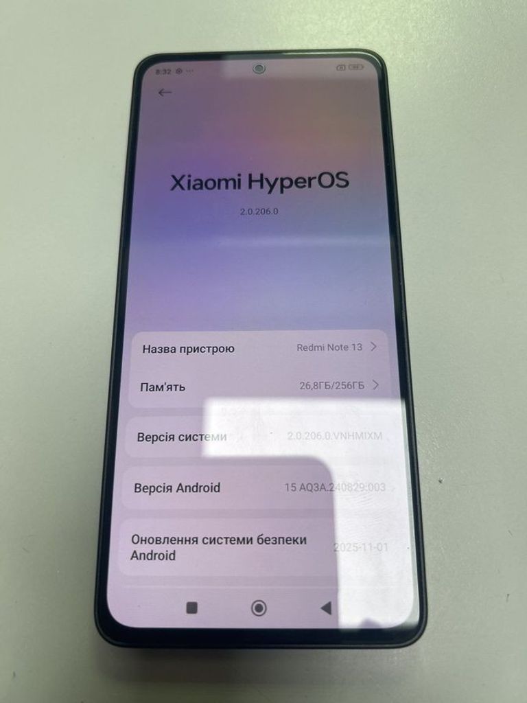 Оголошення Xiaomi redmi note 13 4g 8/256gb Б/У