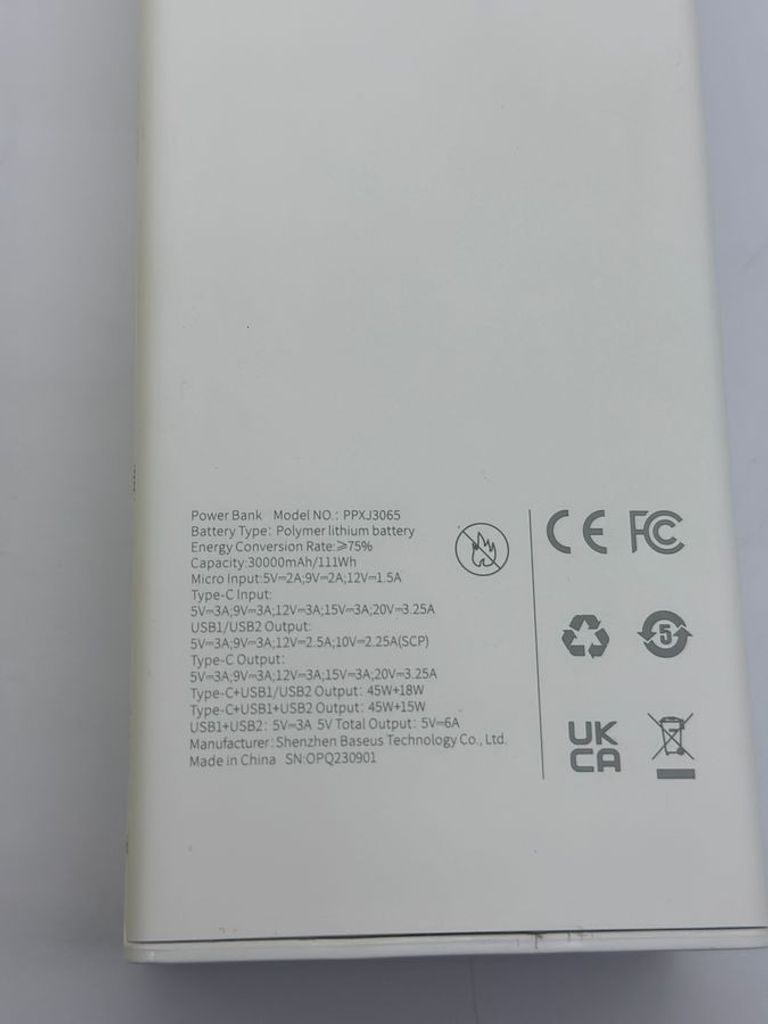 Baseus 30000 Код:18-000094911. Зображення 5