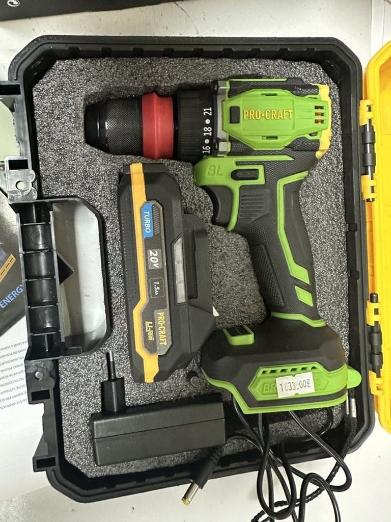 Объявление Procraft PA-18 Pro DFR 1 АКБ 1.5Аг (001815) Б/У